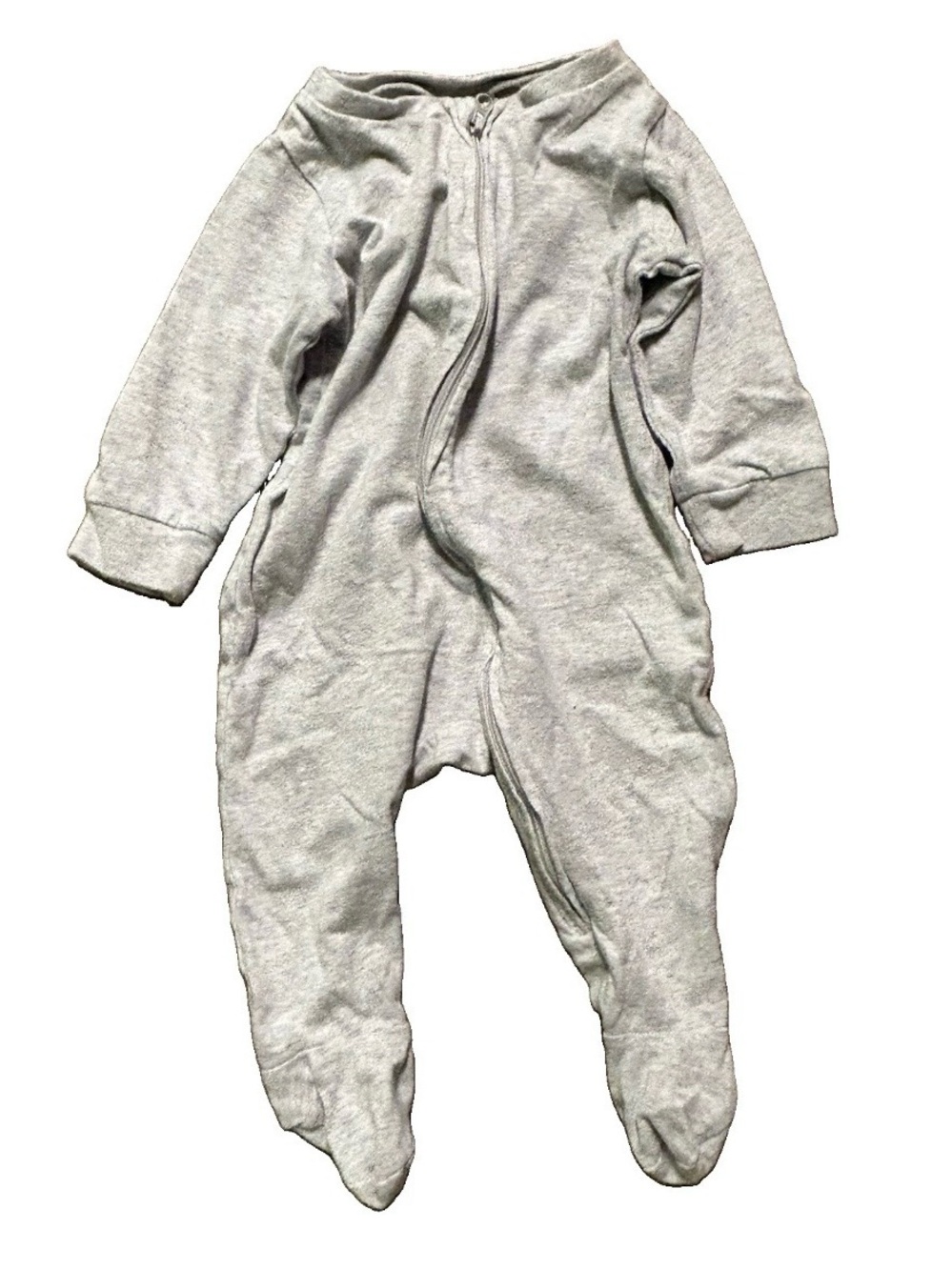 Baby Footie Pajamas Ribbed Lions Under Armour 2 Way Zipper Size 0-3 Months - Picture 3 of 7